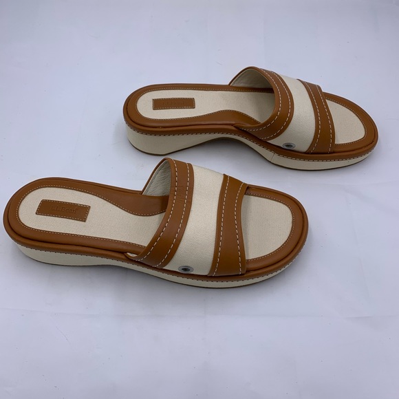 ⛵BNIB L.L. Bean Saddle "Boat & Tote" Slide On Sandals⛵️ - Picture 7 of 7